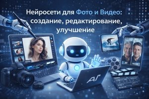 Нейросети в сфере фото и видео: как искусственный интеллект меняет создание, редактирование и улучшение визуального контента