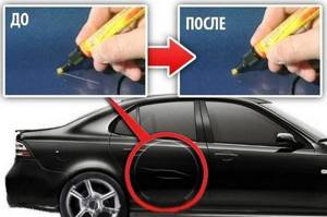 Карандаш для удаления царапин с автомобиля: правила применения, плюсы и минусы