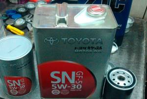 Особенности японского моторного масла toyota 5w-30