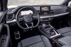 Обзор Audi Q5 – фото интерьера, линейка двигателей, безопасность