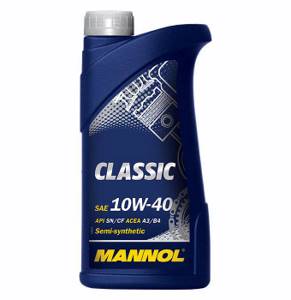Полусинтетическое моторное масло mannol classic 10w-40