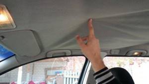Как перетянуть обшивку потолка автомобиля