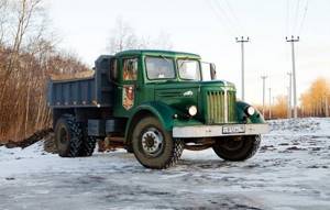 Характеристики грузовика-самосвала МАЗ-205 и нескольких новых популярных модификаций