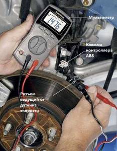 Диагностика и ремонт датчика abs