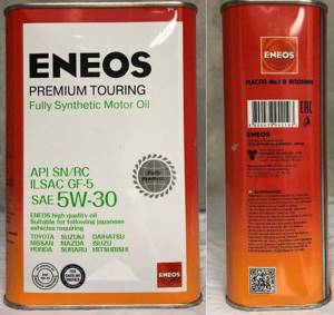 Eneos: масло высокого качества для современных моторов
